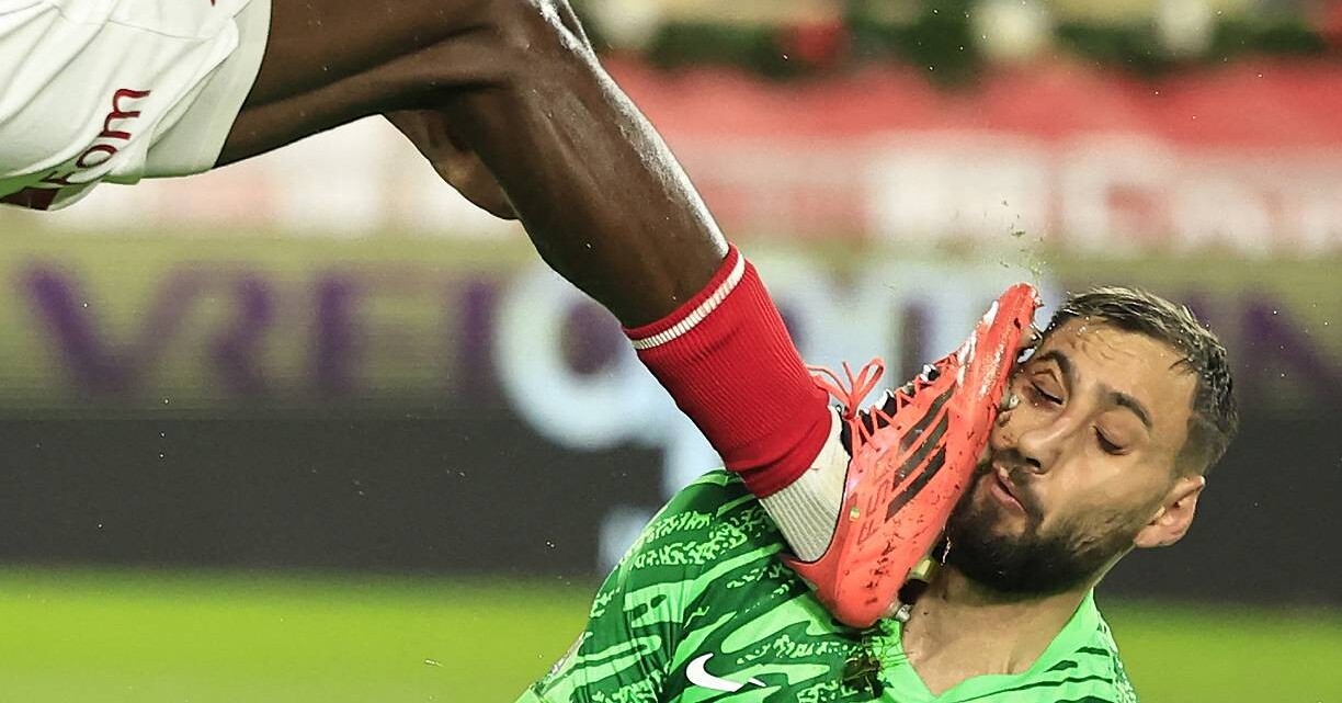 Horror Tackle Leaves Donnarumma with Facial Injuries in Monaco-PSG Clash - News Directory 3