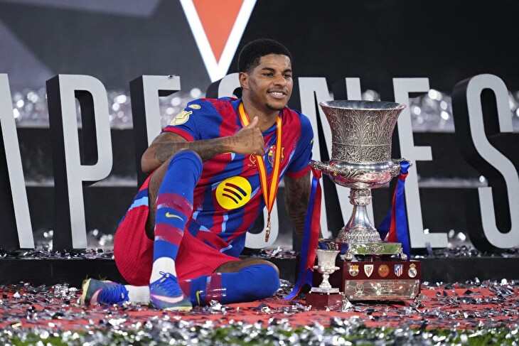 Rashford má první trofej s Barcelonou: Doufám, že teď budeme moci získat ještě další