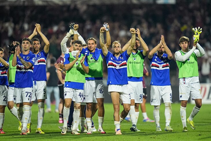 Sampdoria ze Serie B nespadne, zvládla baráž Salernitanou. Druhý zápas byl zkontumován