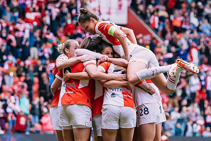 Ženám vládne Slavie. Svitková hattrickem v derby proti Spartě nasměrovala Eden k oslavám