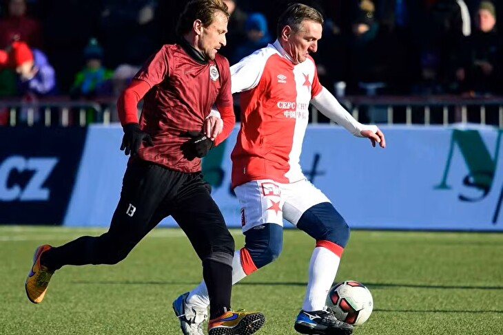Silvestrovské derby proti sobě postaví legendy Slavie a Sparty. Šmicer a Řepka poprvé za veterány